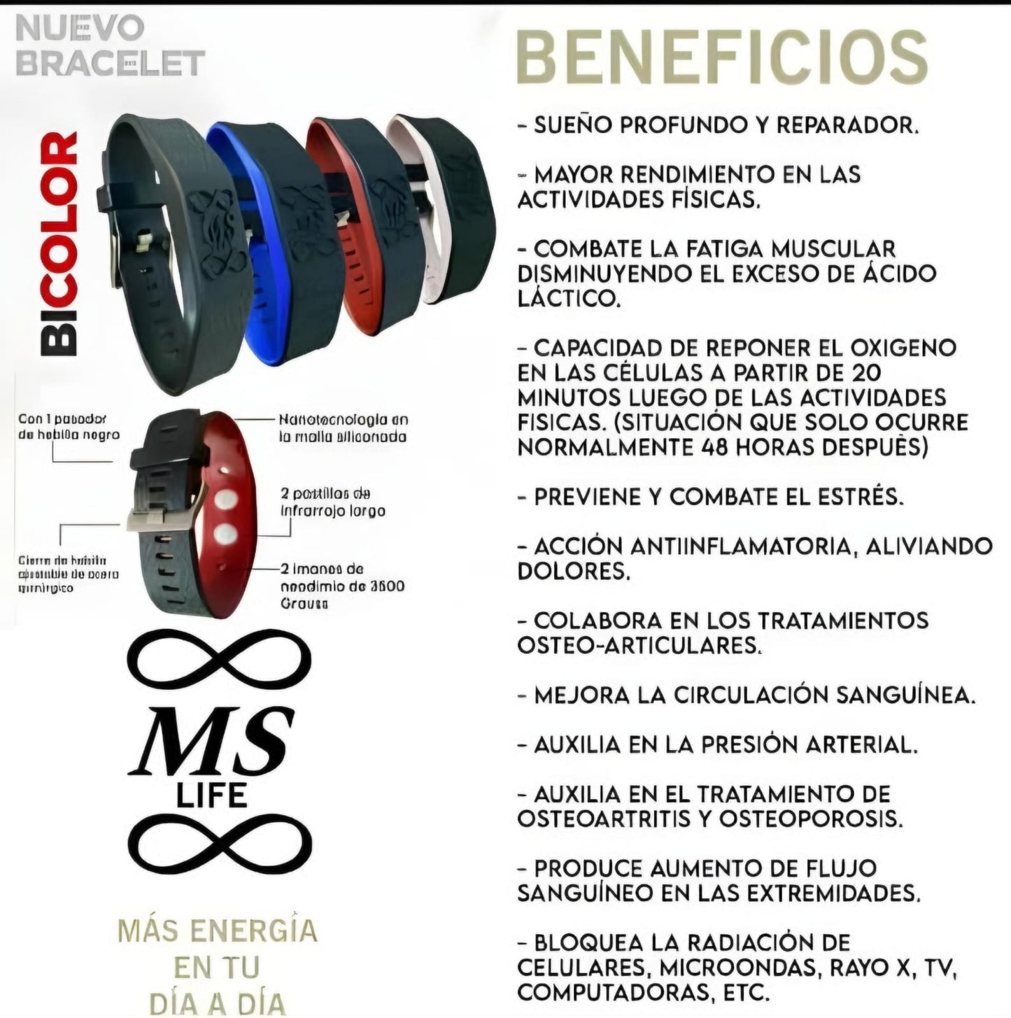 Pulsera Terapéutica Magnética