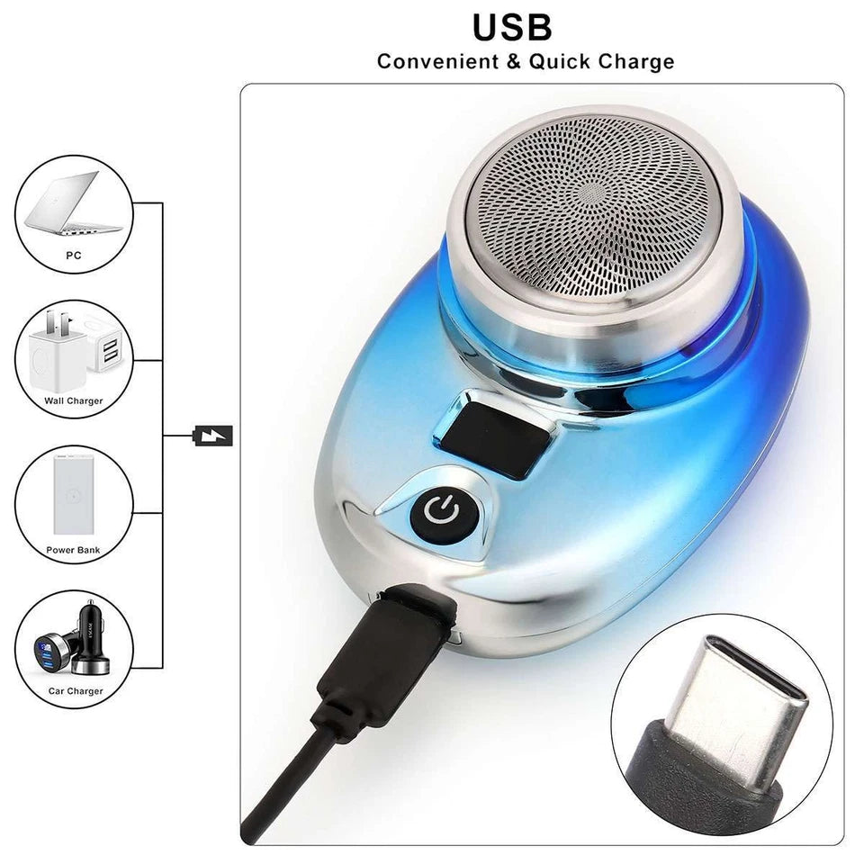 Mini Barbeador Recargable