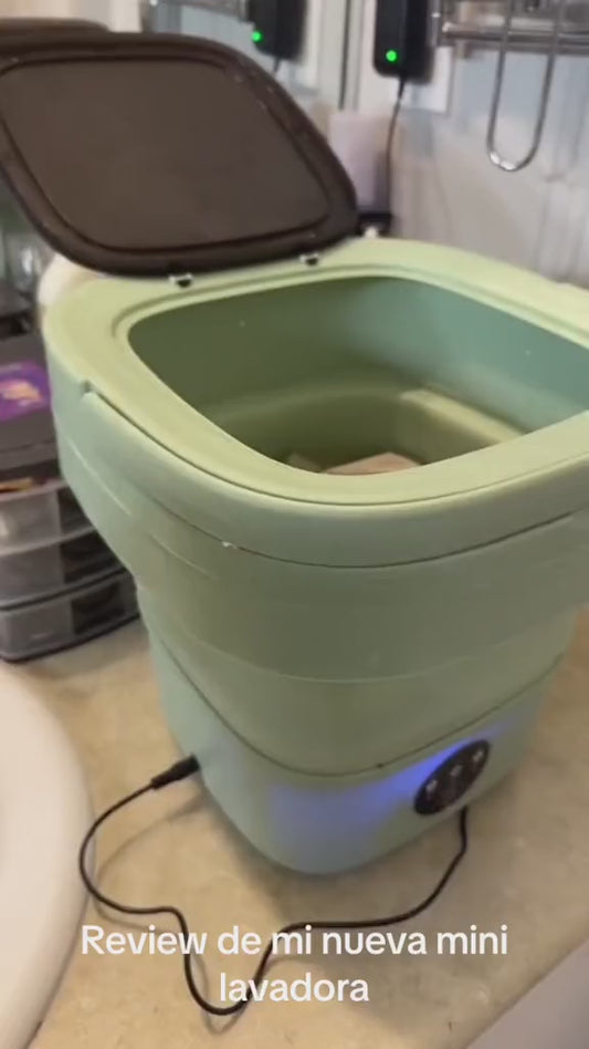 Mini lavadora Plegable